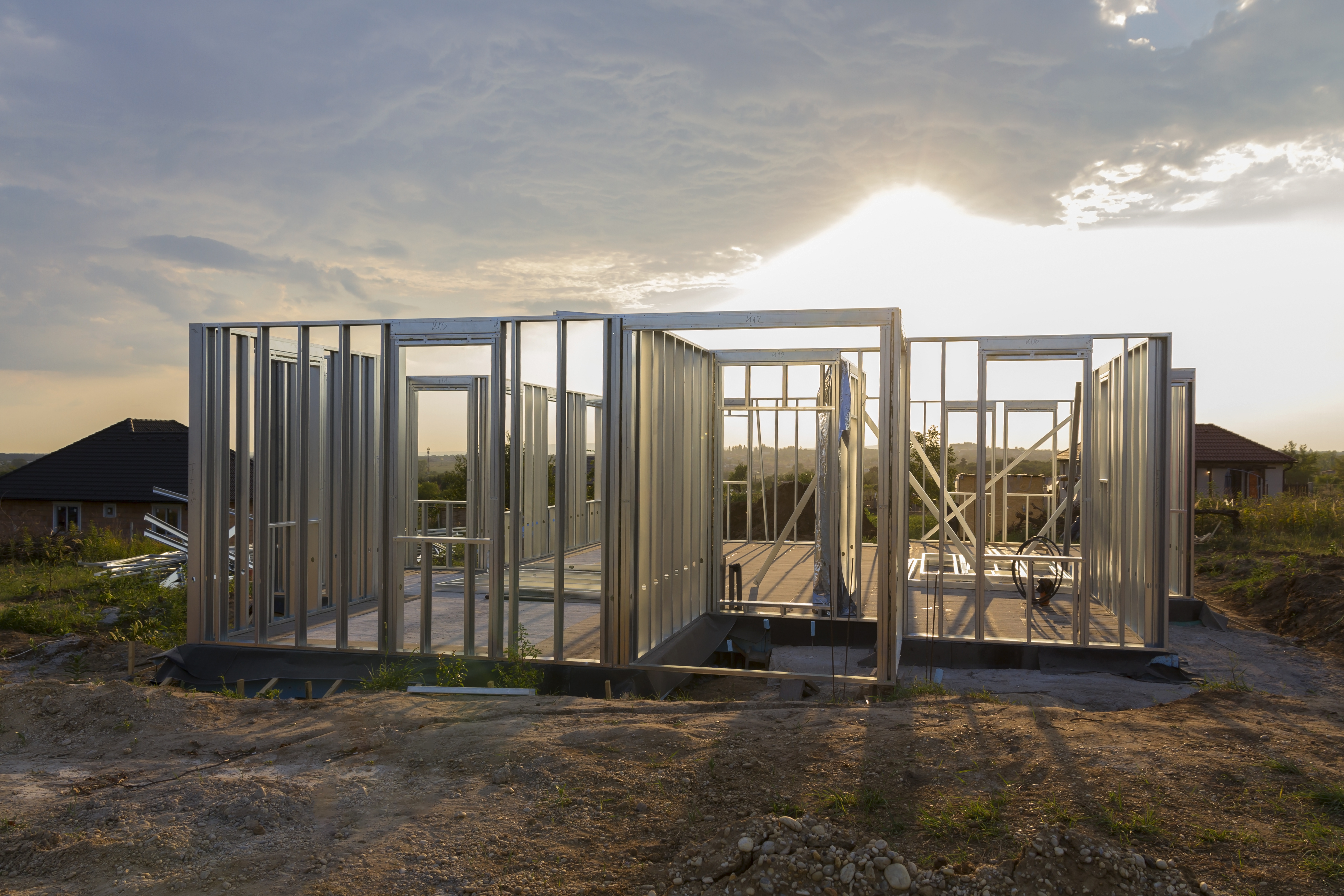 Light,Steel,Structured,House